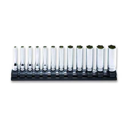 Ko-Ken Socket set 4-14mm 6 Point 200mm Z-series 12 pieces 1/4 Sq. Drive RS2300MZ/12